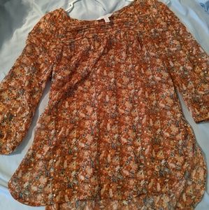 Burnt Orange LC Blouse